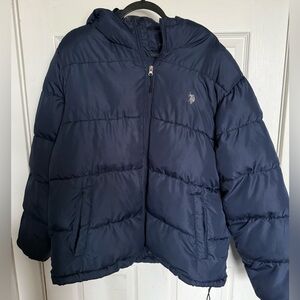 U.S. Polo Assn. Navy Puffer Jacket